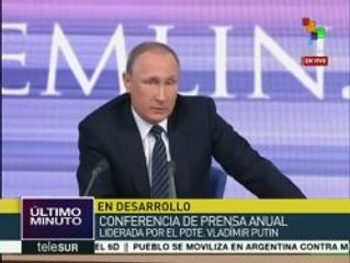 Afirma Putin que su gobierno continuará con sus planes de inversión