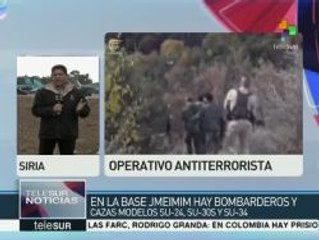 Siria: Fuerzas Aeroespaciales rusas se ubican en la base de Hmeymim