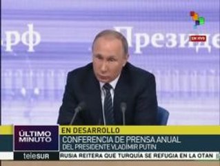 Vladimir Putin declara que ningún opositor político debe ser lastimado