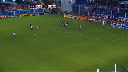 Tremenda tapada de Broun. Tigre 0 - Colón 1. Liguilla Pre Sudamericana 2015. FPT