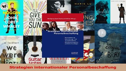 Lesen  Strategien internationaler Personalbeschaffung Ebook Frei