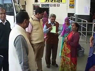 Vadodara Central Bus Station visited by minister Vijay Rupani
