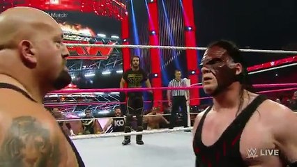 October 12, 2015 Demon Kane vs. Seth Rollins - Lumberjack Match-  October 12, 2015