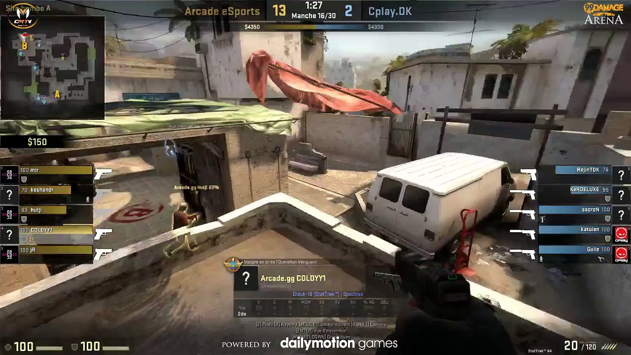 [FR] |BO3 -18:00|Cplay vs Arcade eSports| 99Damage Arena #18 (151)