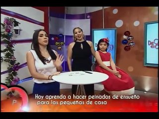 DCEC: Aprenda a hacer peinados para las pequeños de casas.