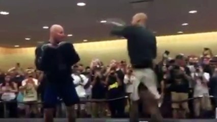 Donald Cowboy Cerrone In Beast Mode at UFC Open Workouts
