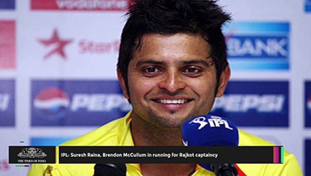 IPL 2016 _ Suresh Raina Or Brendon McCullum As Rajkot Captain _