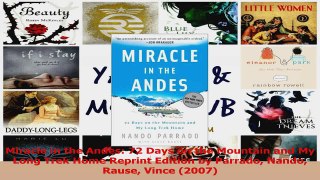 Read  Miracle in the Andes 72 Days on the Mountain and My Long Trek Home Reprint Edition by Ebook Free
