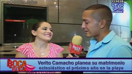 Este fin de semana contrajo nupcias Verito Camacho y su novio Edwin García
