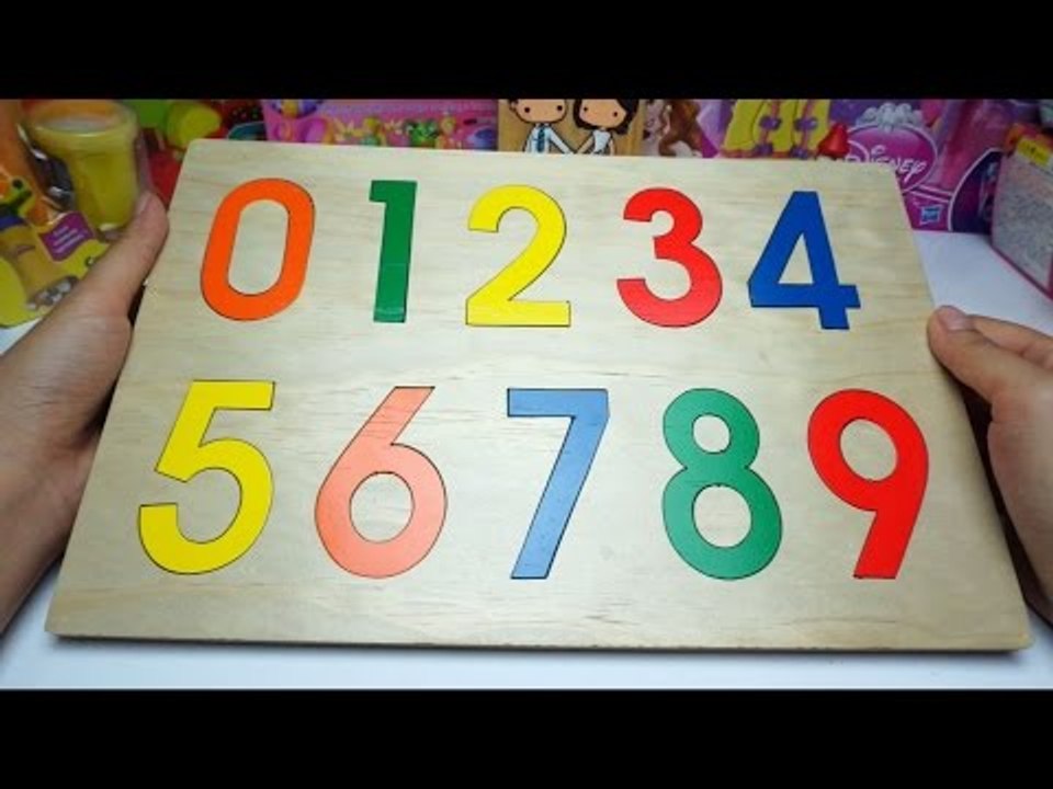 Learn Numbers for Children Wood Toy 123