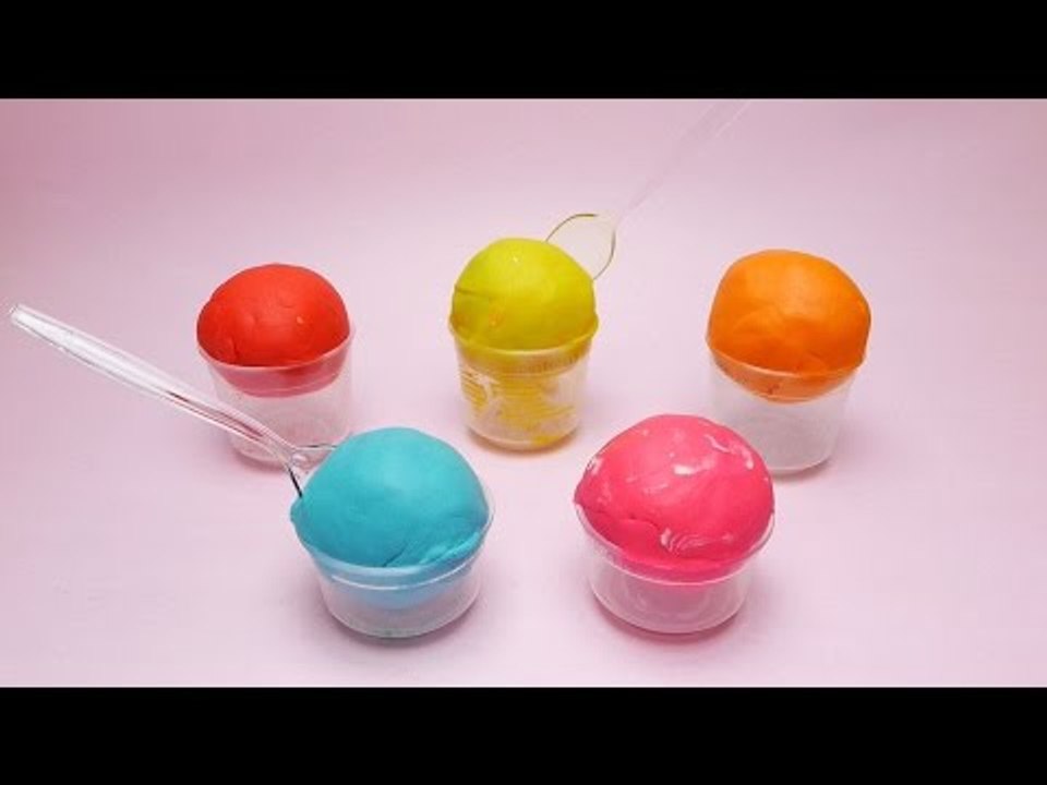 Play-Doh Ice Cream Cups Surrpise Eggs with Toys