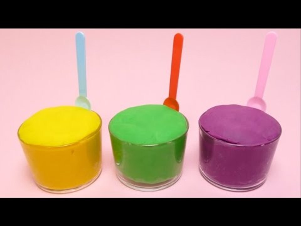 Play-Doh Ice Cream Cups with Surprise Egg Toys