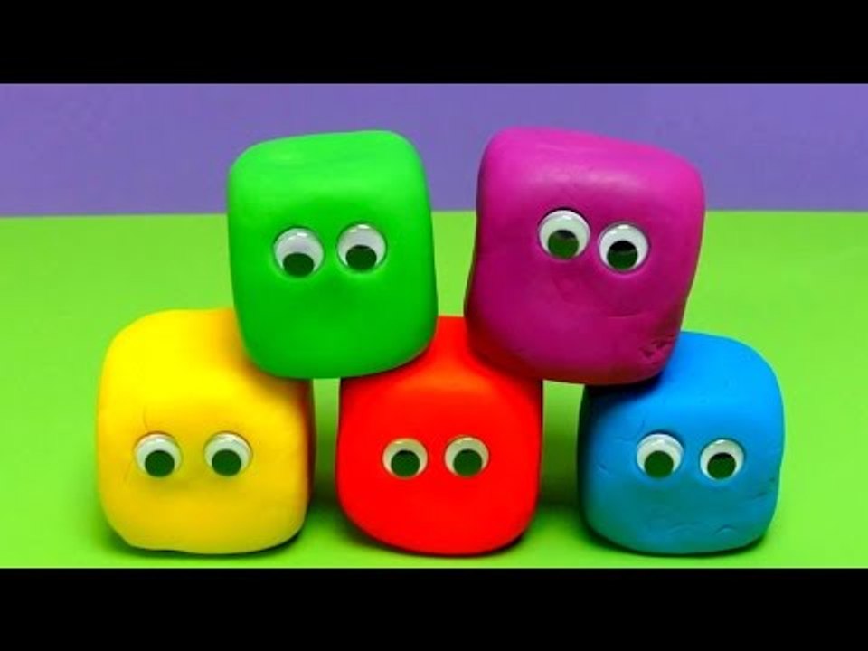 Play-Doh Fun Game DIY Dices with Surprise Toys