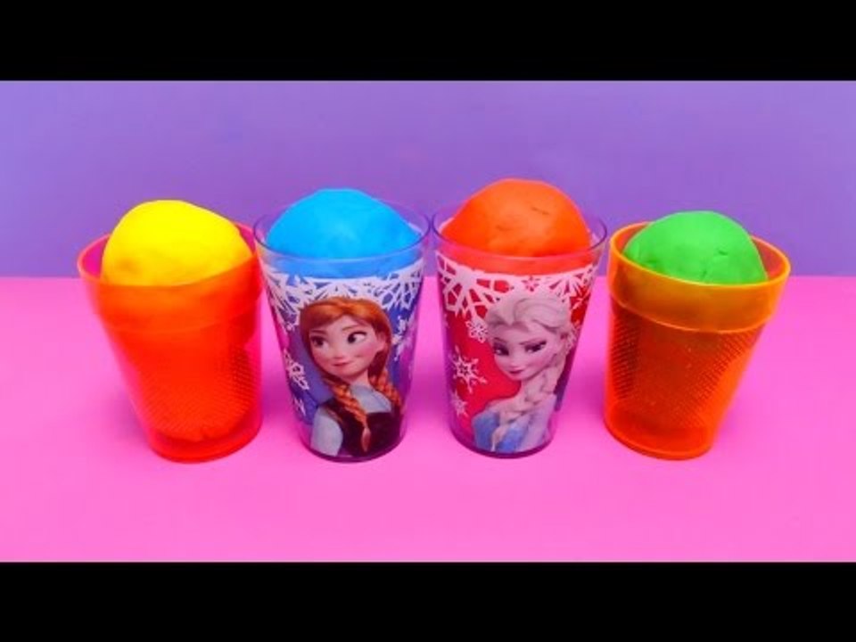 FROZEN Play-Doh Surprise Eggs with Elsa, Anna, Olaf & Kristoff
