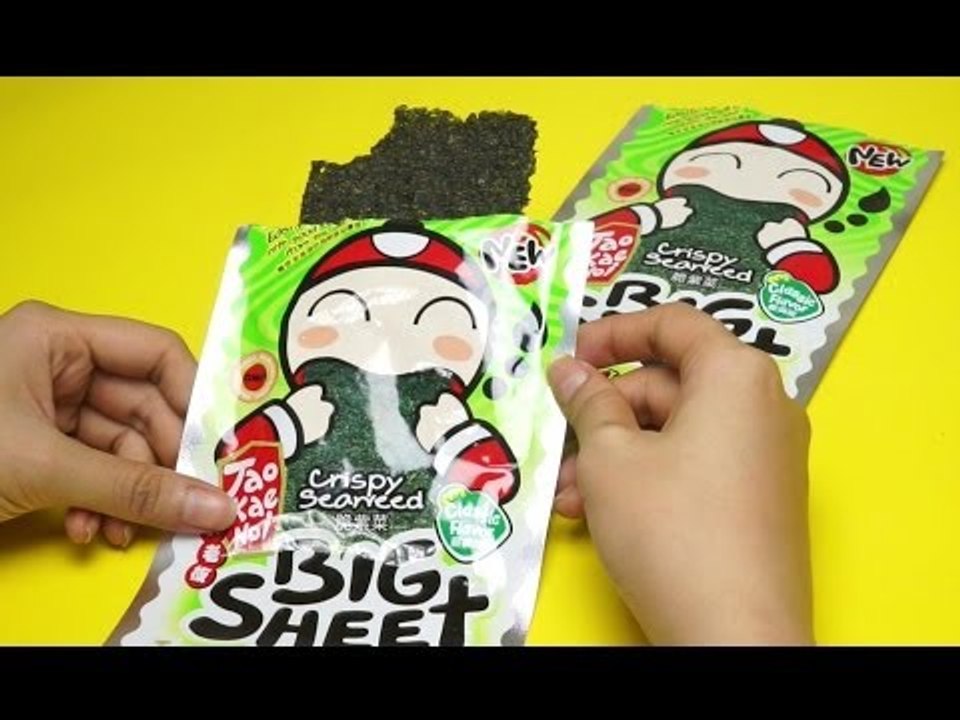 Crispy Seaweed Big Sheet Asia Snack Tao Kae Noi