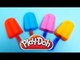 Play-Doh Ice Cream Popsicle Surprise Eggs   Monsters, SpongeBob & Hello Kitty