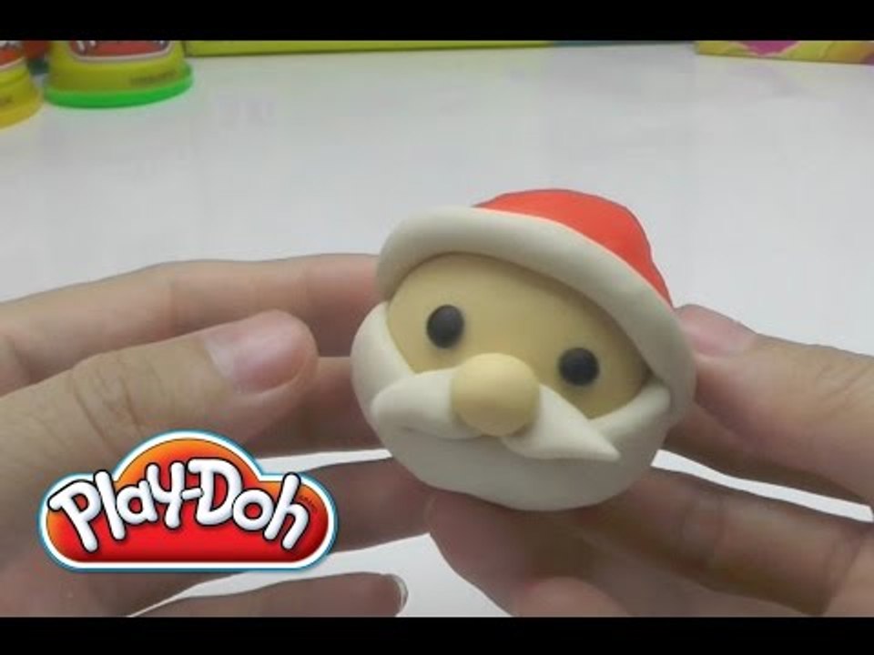 Play-Doh Santa Claus   Christmas -  How to Do   DIY Clay