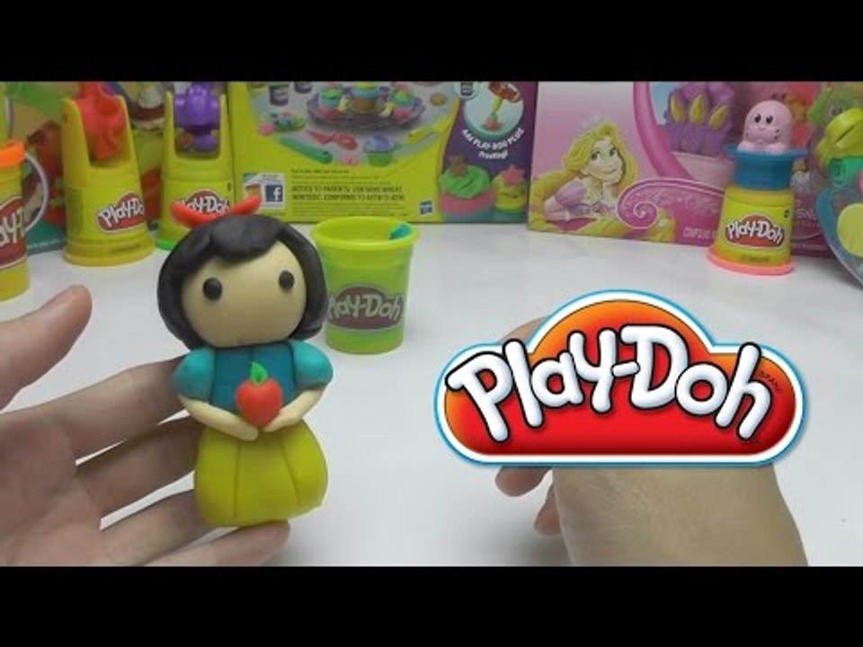 Play-Doh - How to Make SNOW WHITE with APPLE DIY