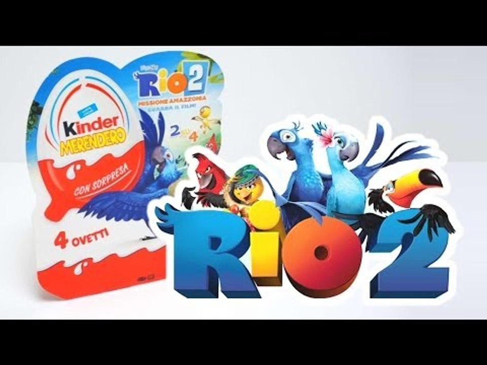 Rio 2 - Kinder Merendero con Sorpresa