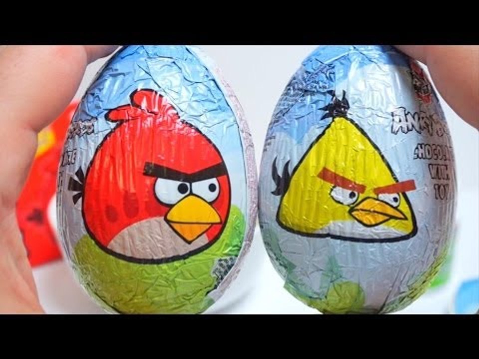 Angry Birds Surprise Eggs Unboxing