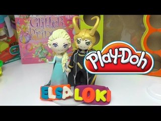 Frozen Princess Elsa & Loki Play Doh Fun Numbers, Letter'n Fun