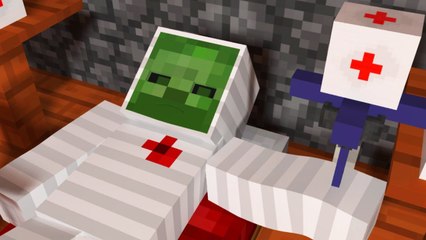 JUMP SkeleGUN and ZOMBIE Minecraft Animation