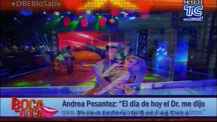 Andrea Pesantez muy molesta, afirma que reporteros de ciertos programas continúan investigando si son o no biopolímeros