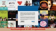 Download  Modernes Projektmanagement Erfolg und Nachhaltigkeit in der Projektarbeit Ebook Frei