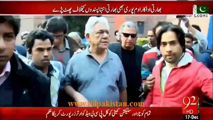 Puri slammed the rising extremism in India - Will come to Pakistan if threatened in India Om Puri