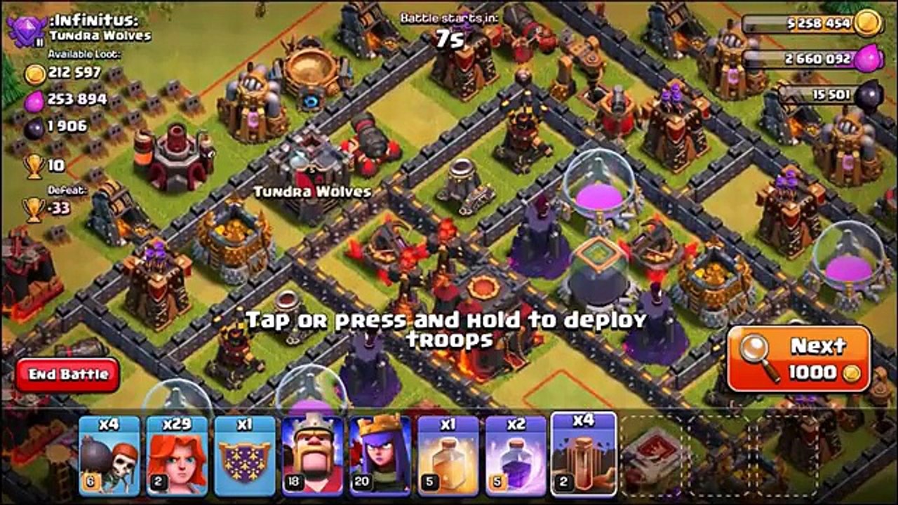 Clash Of Clans   TROLL GEM SPREE!! Funny Gemming   Trolling Attack Strategy!!