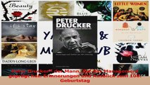 Download  Peter Drucker  der Mann der das Management geprägt hat Erinnerungen und Ausblick zum Ebook Online