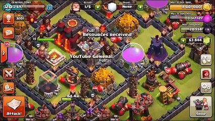GEMMING TO MAX!    Free Gems Clash Of Clans   Pre Town Hall 11 Update!