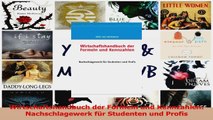 Download  Wirtschaftshandbuch der Formeln und Kennzahlen Nachschlagewerk für Studenten und Profis Ebook Frei