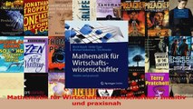 Download  Mathematik für Wirtschaftswissenschaftler Intuitiv und praxisnah Ebook Online