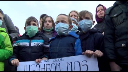Protesta kundër ndotjes në Tetovë, bllokohen rrugët - Top Channel Albania - News - Lajme
