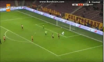 Lomana Tresor Lualua Amazing  Goal Galatasaray 2-1 Akhisar  17-12-2015