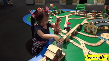Maya went to the Thomas the Tank Engine & Friends Exhibit The Island of Sodor