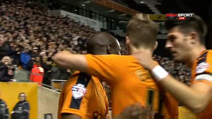 1-0 Benik Afobe Goal England  Championship - 17.12.2015, Wolverhampton 1-0 Leeds United