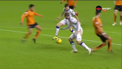 1-1 Sam Byram Goal England  Championship - 17.12.2015, Wolverhampton 1-1 Leeds United
