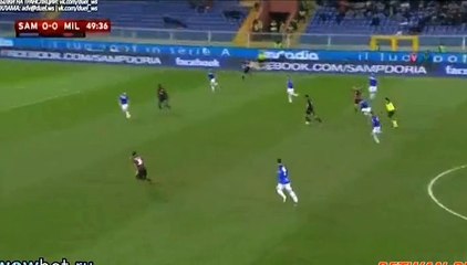 M'Baye Niang Goal - Sampdoria 0 - 1 AC Milan Coppa Italia - 17/12/2015