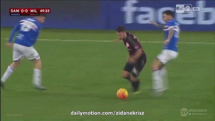 Niang SUPER Goal 0:1 | Sampdoria v. AC Milan Coppa Italia 17.12.2015 HD