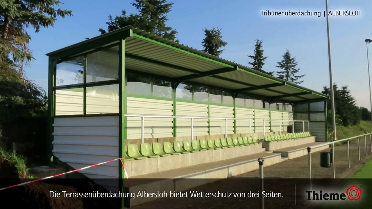Tribünenüberdachung albersloh