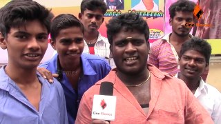 FANS @ Kasi Theatre KAKKI SATTAI Celebrations | Siva Karthikeyan, Sri Divya, Anirudh