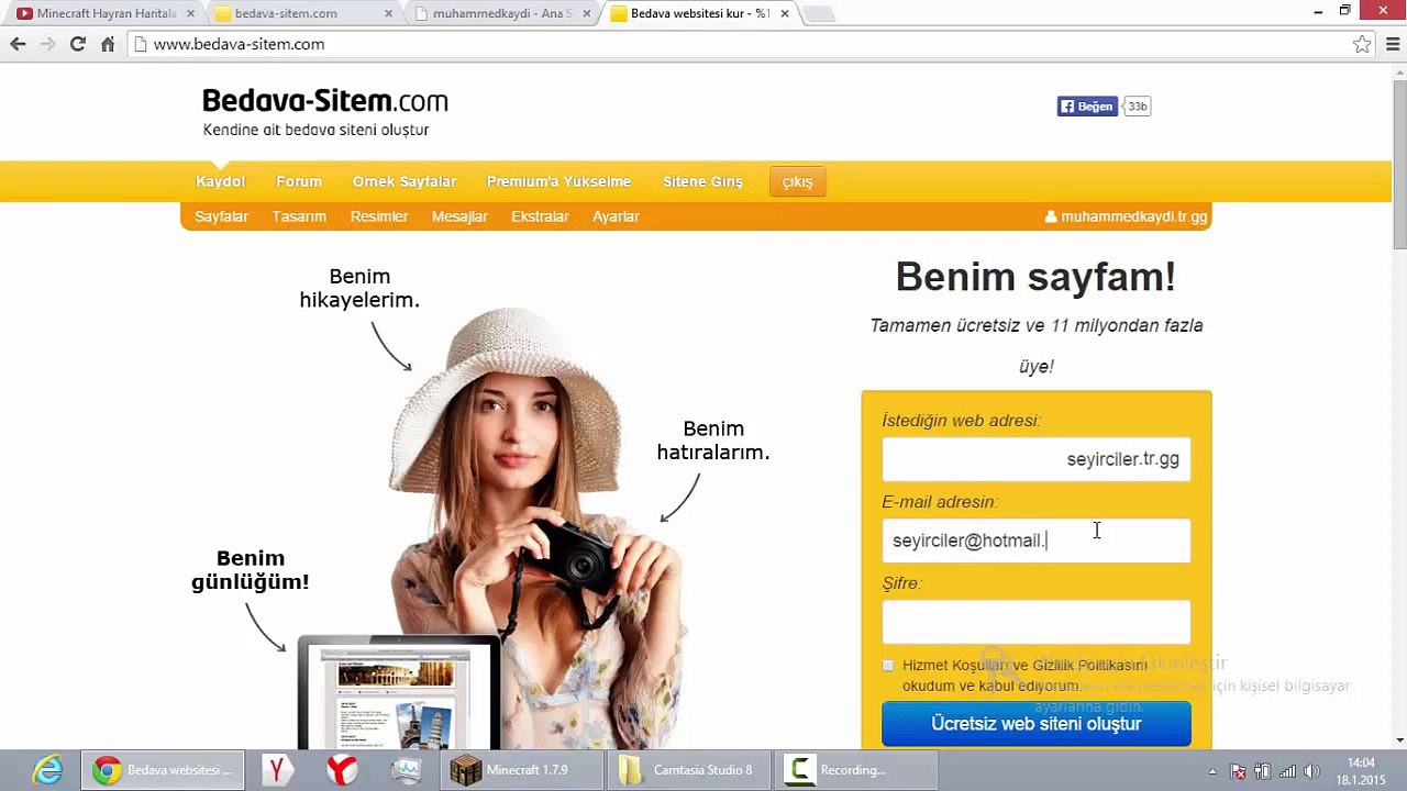 Web Sitemiz - Web Sitesi Kurulumu ( Çok Kolay )