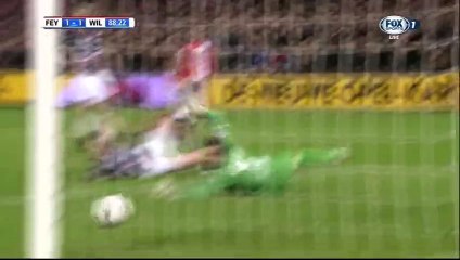 Tonny Vilhena Goal - Feyenoord 1-1 Willem II - 17-12-2015 KNVB Beker