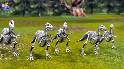 Finger Family Dinosaur Skeleton Family Nursery Rhyme | 3D Finger Family Songs For Children