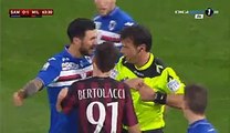 Red Card Ervin Zukanović - Sampdoria 0-2 AC Milan - 17-12-2015 Coppa Italia