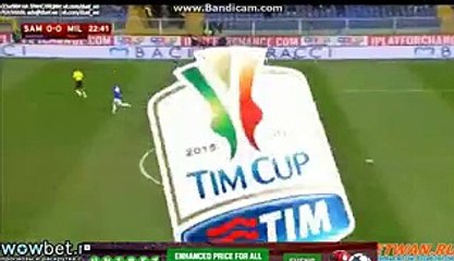 Carlos Bacca Ahumada Super  Goal Sampdoria 0-2 Milan 17-12-2015