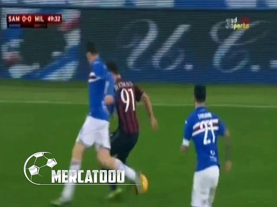 اهداف مباراة ( سامبدوريا 0-2 ميلان ) كأس إيطاليا 2015/2016