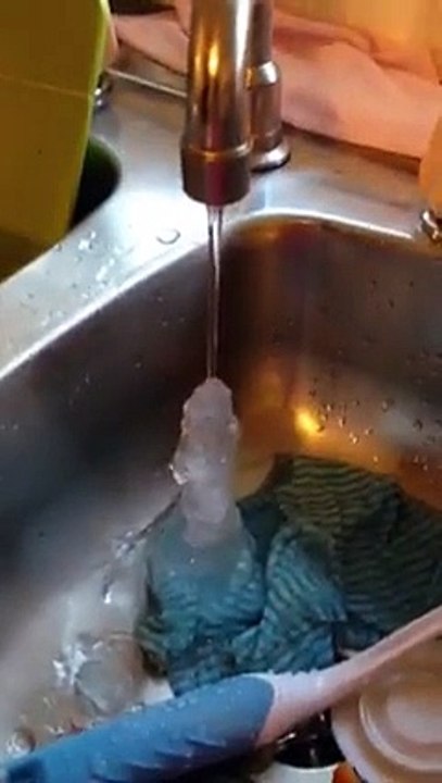 THIS is how cold it was in Albury, NSW this morning, their kitchen taps were making icicles! Stay warm friends.